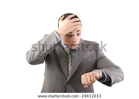 Man In A Hurry Stock Photo 24612613 : Shutterstock