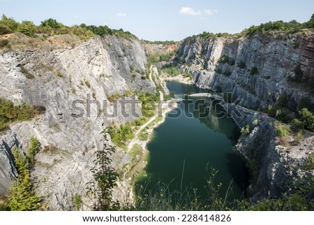 Old lime quarry - Velka Amerika (Big America) , natural monument, Czech Republic