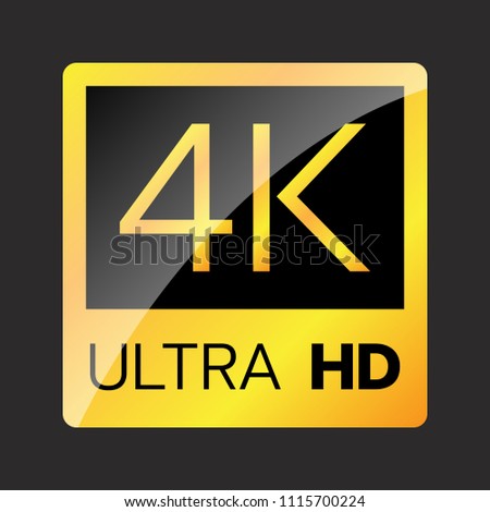 4K Ultra HD Symbol logo