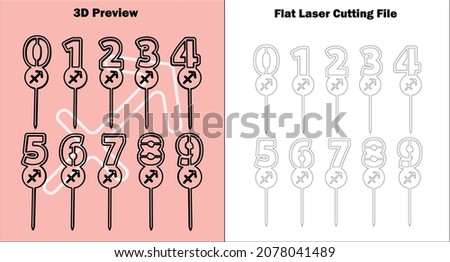 Cake Topper
these are very lovely cake toppers which can be made by all material thicknesses.