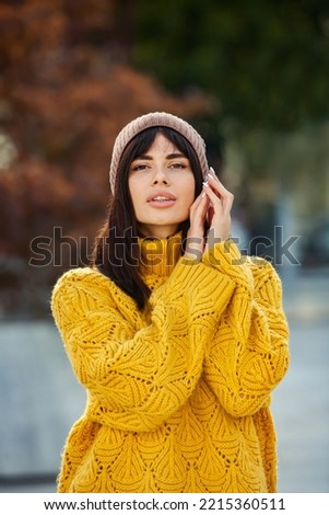 Similar – Image, Stock Photo Beautiful woolen sweaters in pink tones