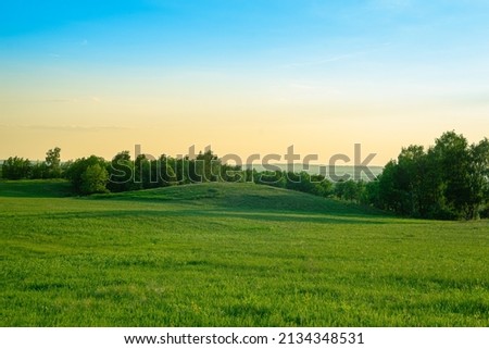 Similar – Image, Stock Photo Green hill in Scotland