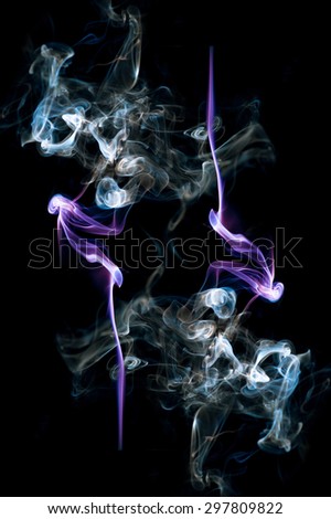 art of color smoke on black background, smoke background,colorful ink background, beautiful color smoke.