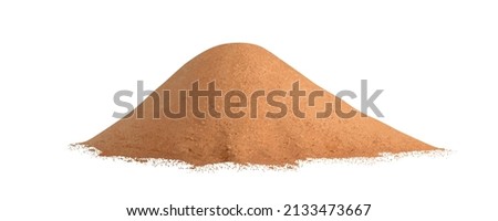 Heap of sand, vector. Pile of sand.