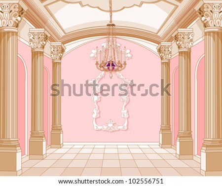 Interior Of The Ballroom Of Magic Castle Stock Vector 102556751 ...