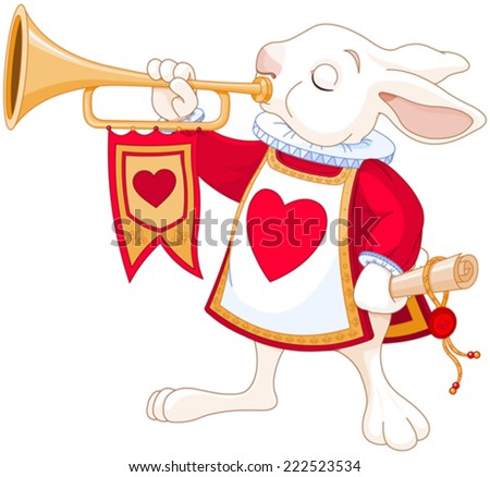 Illustration of Bunny royal trumpeter