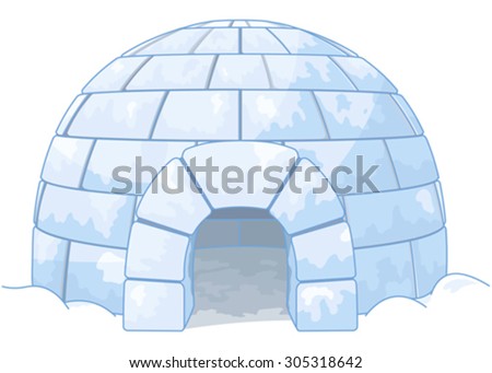 Illustration of an igloo