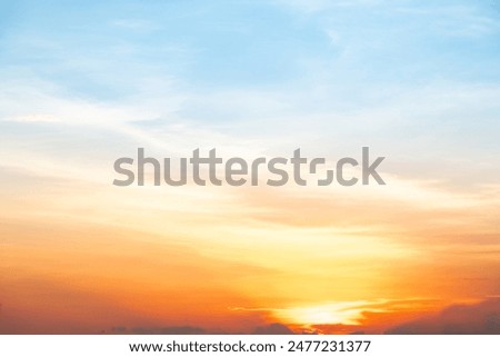 Similar – Image, Stock Photo Clouds in the evening sky