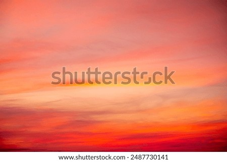 Similar – Image, Stock Photo Red sky Sunset red Sky