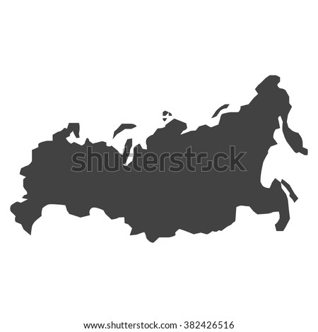 vector map Russia