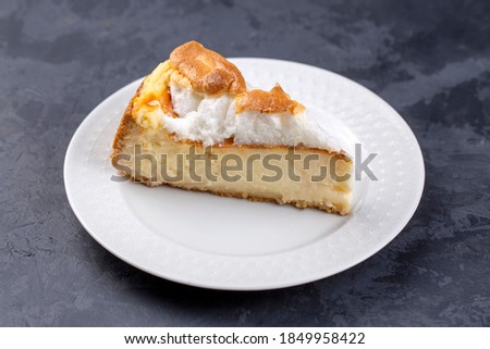 Similar – Foto Bild Käsekuchen oder Käsesahnetorte