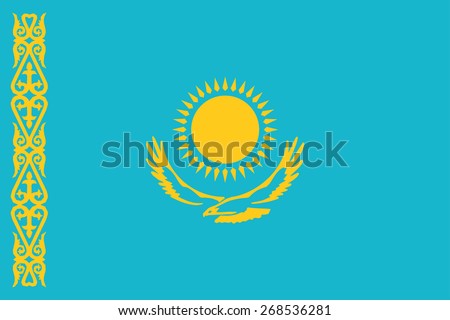 Kazakhstan Flag