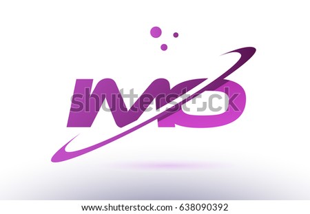 imo i m o  alphabet letter logo combination purple pink creative text dots company vector icon design template