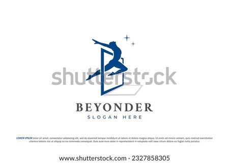 logo beyond limit frame man jump beyonder