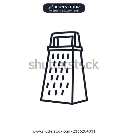 grater icon symbol template for graphic and web design collection logo vector illustration