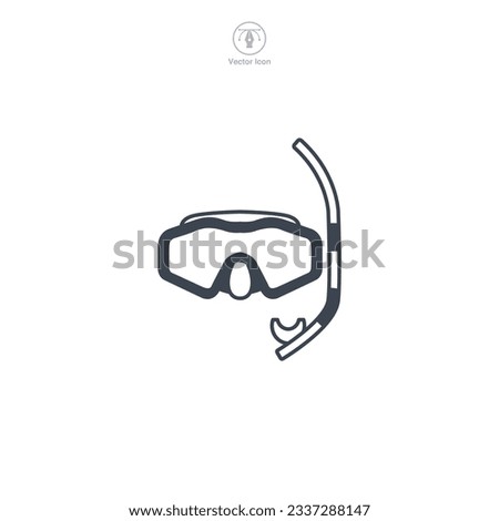 Scuba Gear icon symbol vector illustration isolated on white background