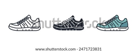 Shoe Icon theme symbol vector illustration isolated on white background