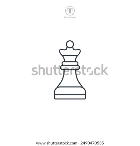 Chess Piece icon theme symbol vector illustration isolated on white background