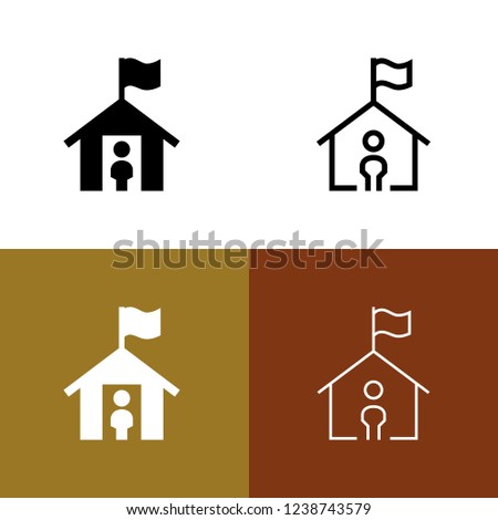 Ranger Station Icon Set