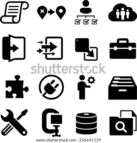 IT and software icons