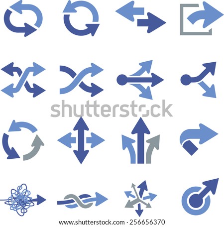 Arrows and pointers icons