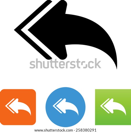 Reply arrow icon