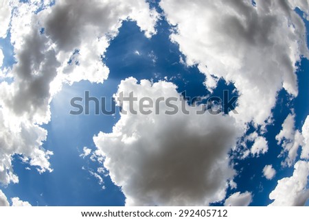Sun Beams Thought Clouds Background sky clouds