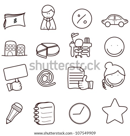 business and office icons