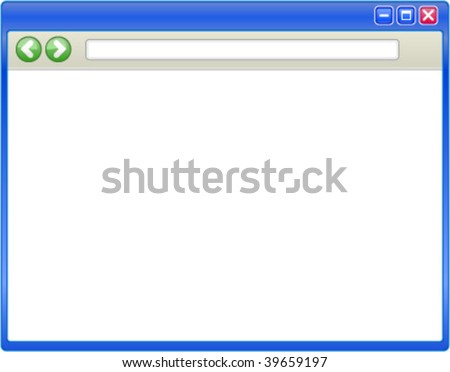 Web Browser Window for Internet Explorer Screenshot