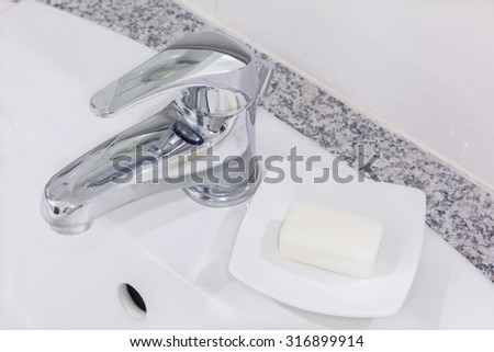 Cleaned Sanitary Ware in the hotel room