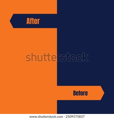 Gradient before and after background template. Two Compare vector templates. abstract graphical element. choose Before after template with comparison frames, vector thin line stars and sparkles. 