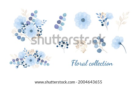 Similar – Image, Stock Photo plants and a blue sky