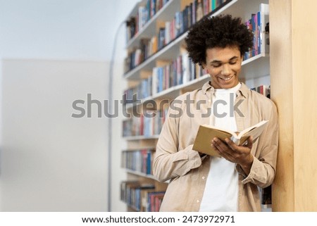 Similar – Image, Stock Photo Black man standing in the street looking at camera