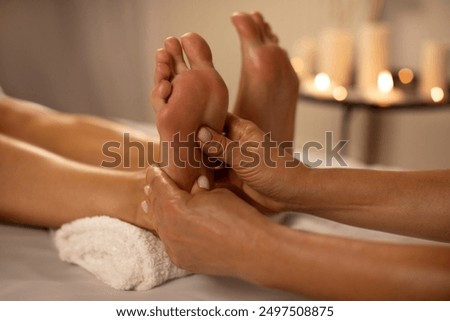 Similar – Image, Stock Photo Massage beauty care health