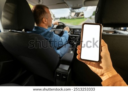 Similar – Image, Stock Photo taxi Transport