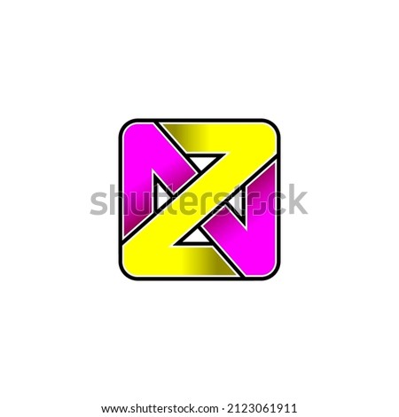 ZN letter logo for your brand name.