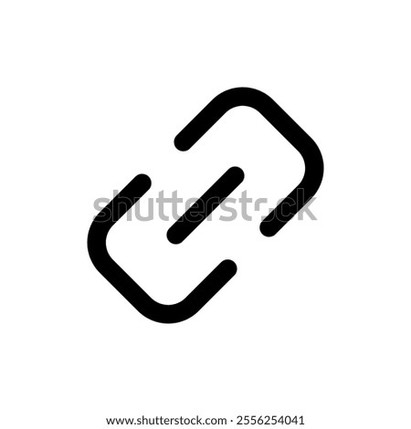 Link icon vector. Hyperlink chain sign and symbol