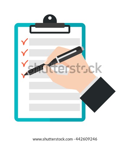 Agenda list icon vector illustration