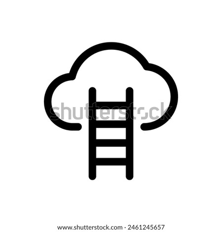 Dream Goal Icon. Business and Finance Vector. Line Style Symbol.