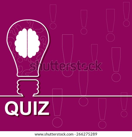 Idea lamp with electric plug background. Quiz with question marks sign icon. Questions and answers game symbol. Vector illustration.