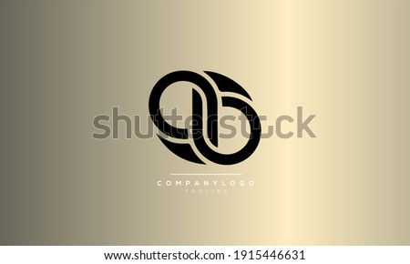 Alphabet AB , initial Letter Monogram Icon Logo vector illustration


