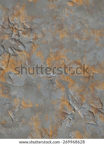 Rusted Metal Surface - Digital Rendering