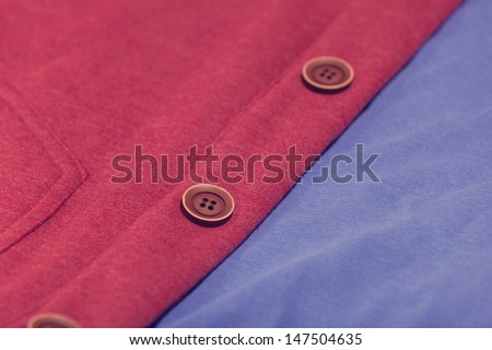 Button on clothes