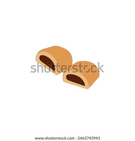 Malaysian Eid Biscuits, Tart Cadbury vector illustration