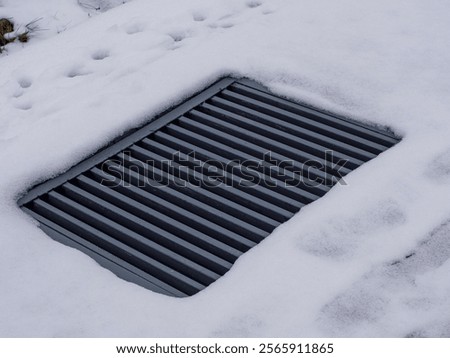 Similar – Image, Stock Photo cold metal Snow Grating