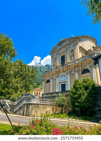 Similar – Image, Stock Photo Old church against blue sky