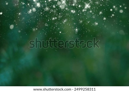 Image, Stock Photo christmas tree, defocused