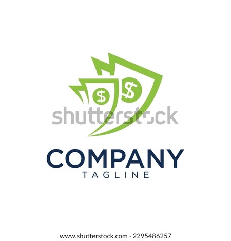 simple banknote vector logo design