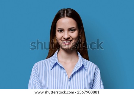 Similar – Image, Stock Photo Headshot of confident trendy African American woman