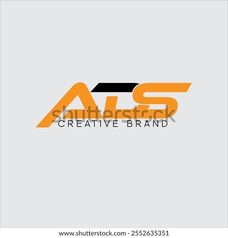 ADS initial logo design icon 